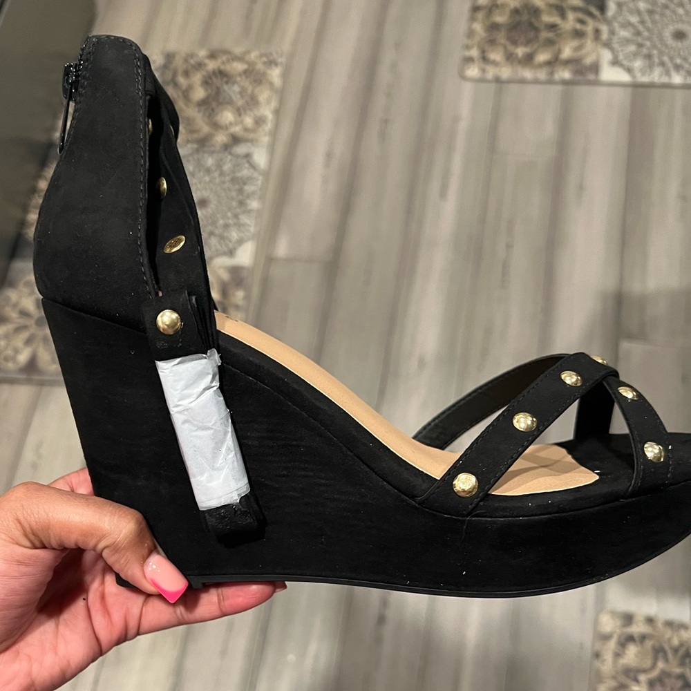 BNWT‼️‼️‼️ Black, wedge heels 🖤🖤🖤
